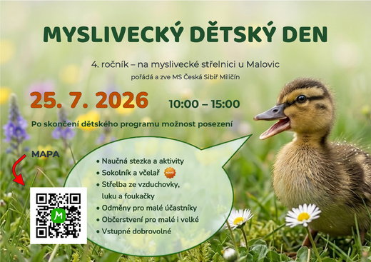 Pozvánka - myslivecký dětský den 2026